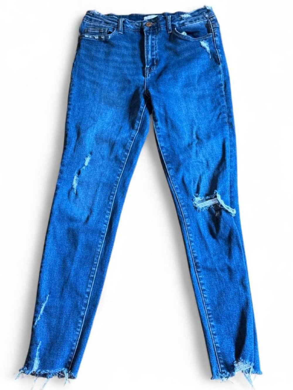 EUC Women's Blue Vervet Skinny Jeans